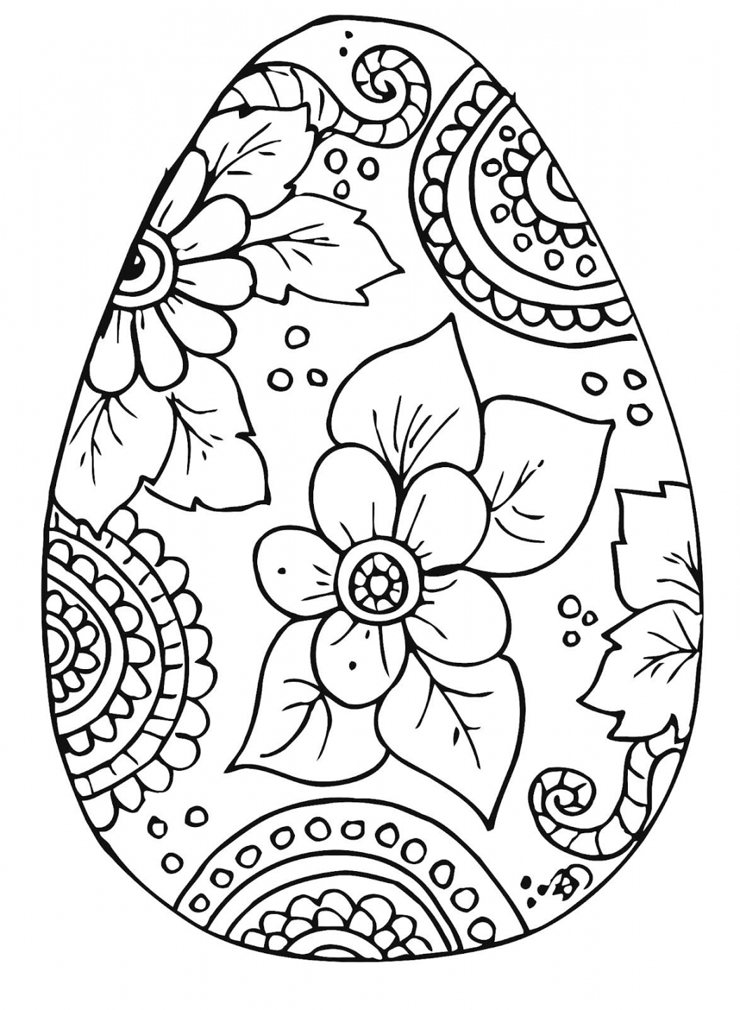 Free Printable Coloring Pages For Easter - Printable - B.D