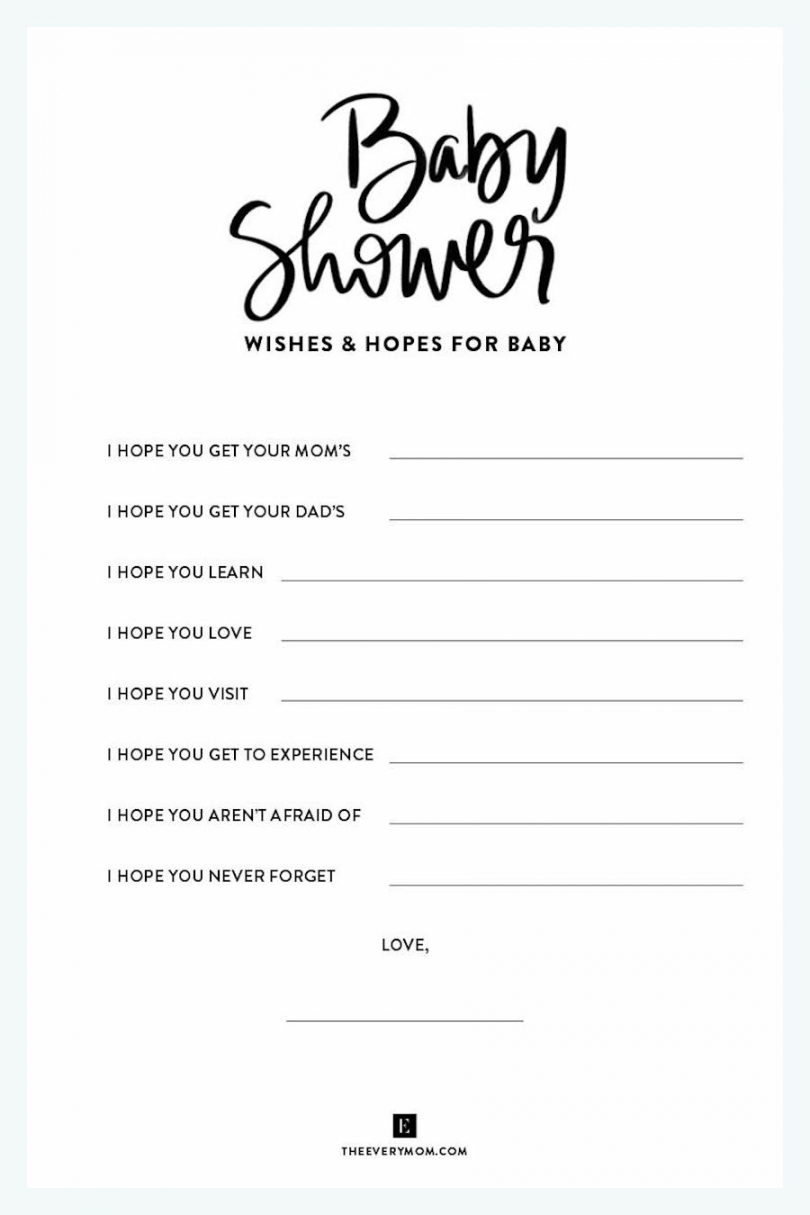 Baby Shower Games Free Printable Sheets - Printable - Baby Shower Games: Free and Fun Printables!  The Everymom