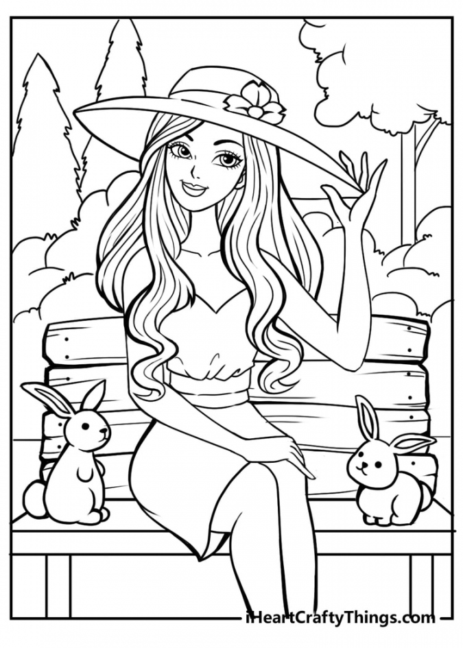 Free Printable Coloring Pages of Barbie - Printable - Barbie Coloring Pages - All New And Updated For