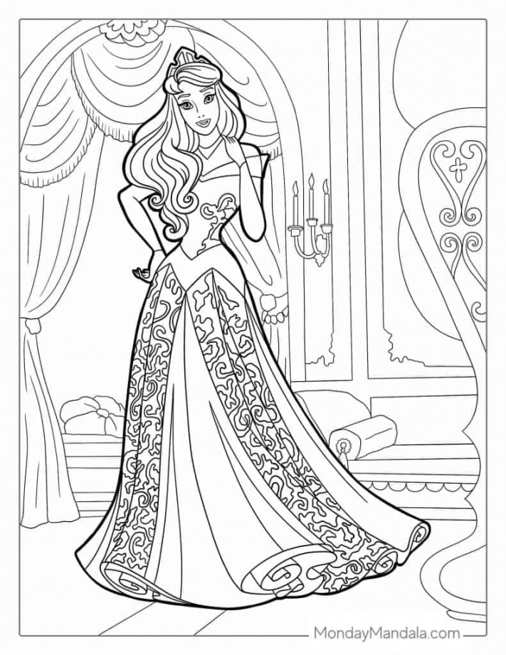 Free Printable Coloring Pages of Barbie - Printable -  Barbie Coloring Pages (Free PDF Printables)