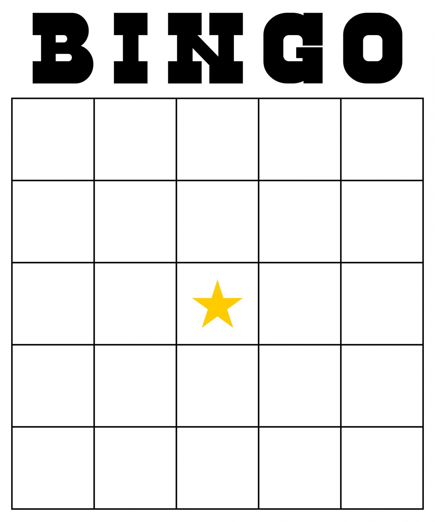 Free Printable Blank Bingo Cards - Printable -  Best Custom Bingo Card Printable Template  Bingo cards