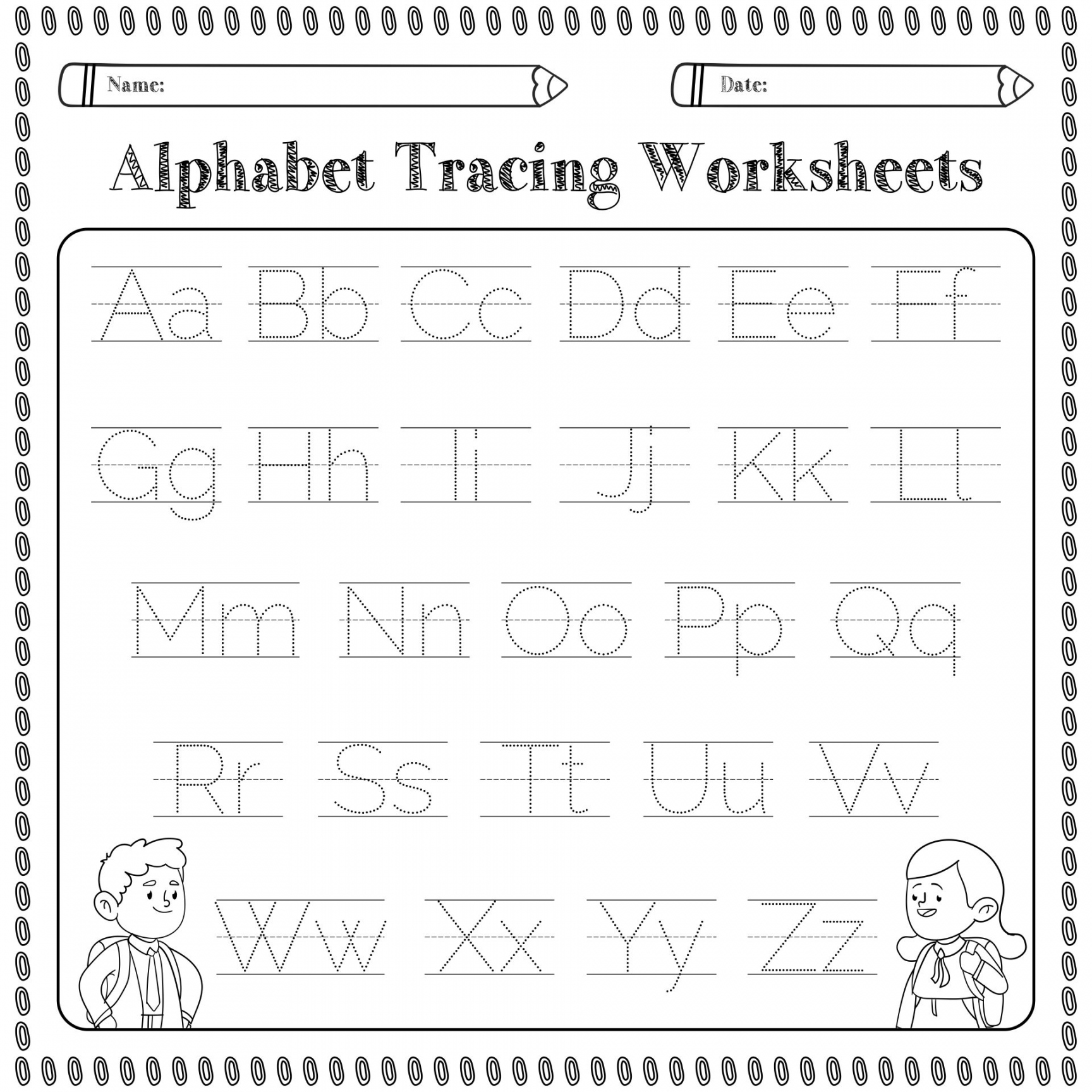 Free Printable ABC Worksheets - Printable -  Best Free Printable Alphabet Worksheets Kindergarten