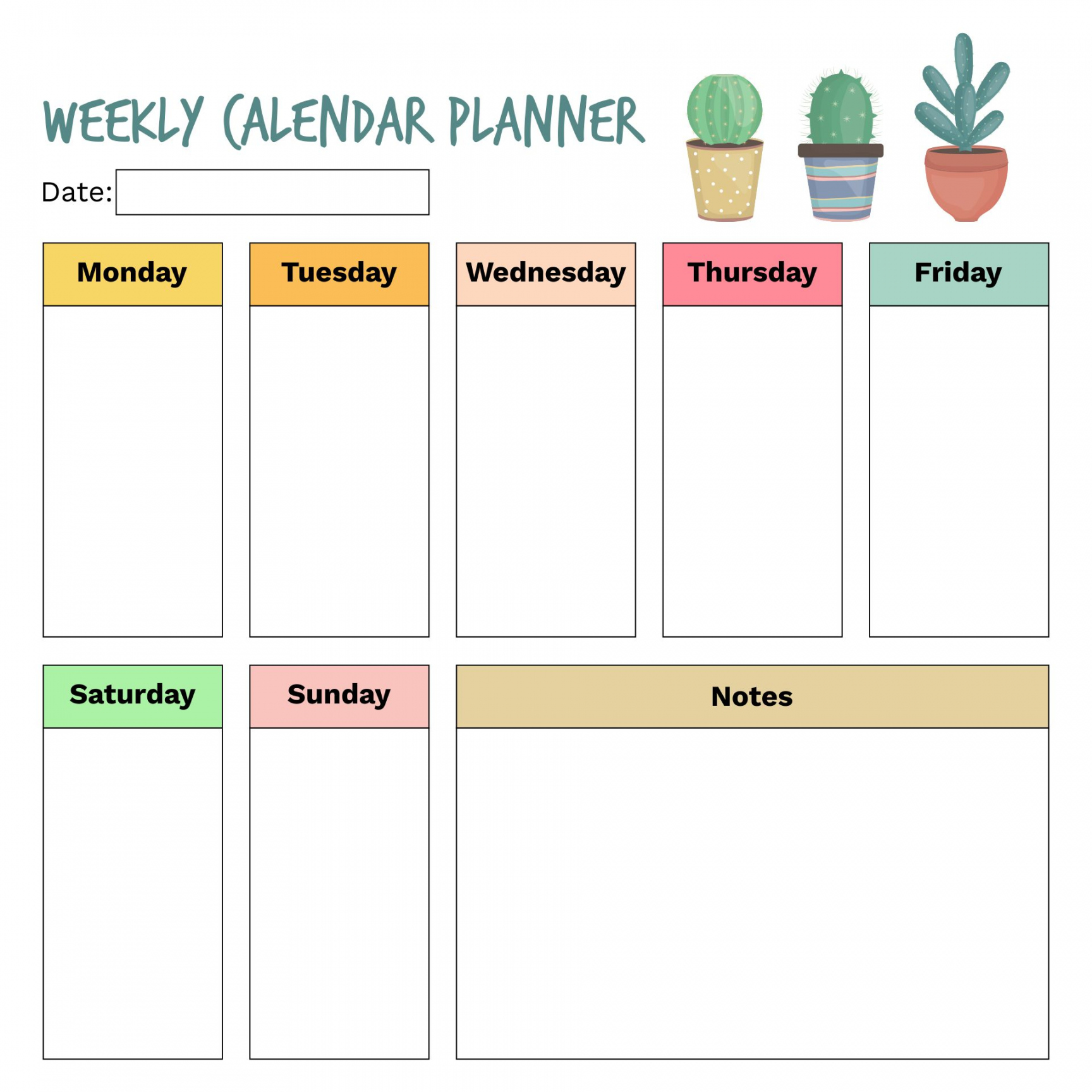 Weekly Calendar Printable Free - Printable -  Best Free Printable Calendar Weekly With Hours - printablee