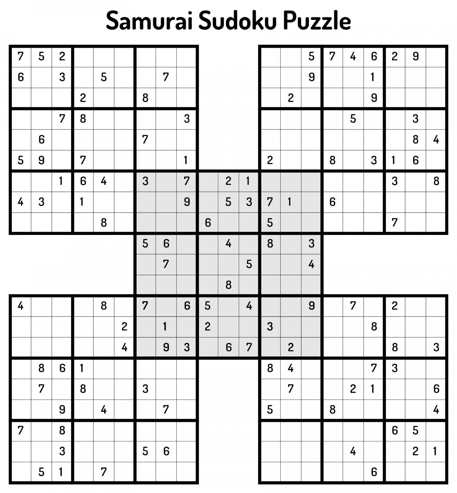 Free Sudoku Printable Puzzles - Printable -  Best Free Printable Sudoku Grid Puzzle - printablee