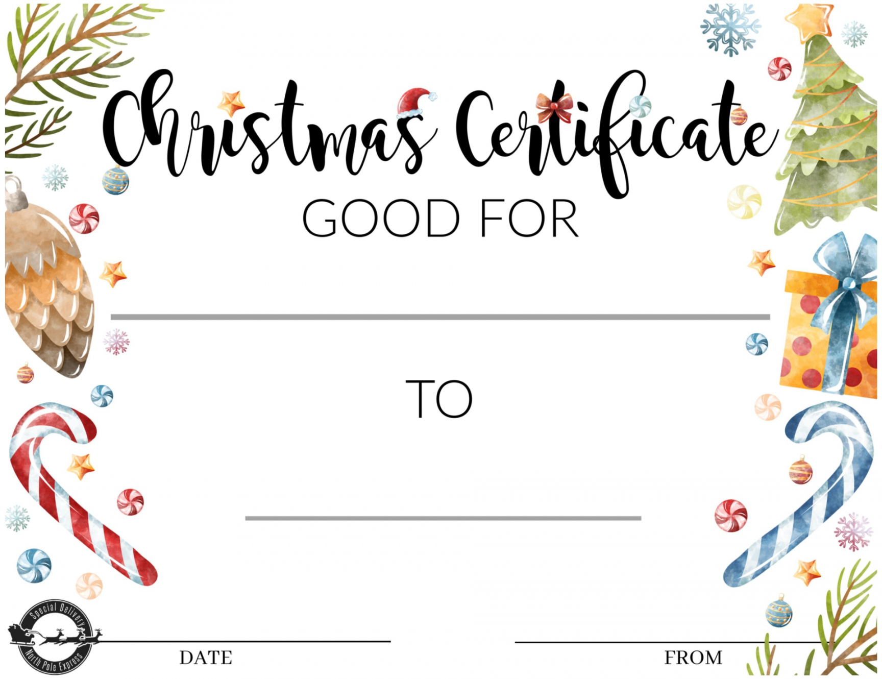 Free Printable Gift Certificate - Printable -  Best Printable Massage Gift Certificate Template - printablee
