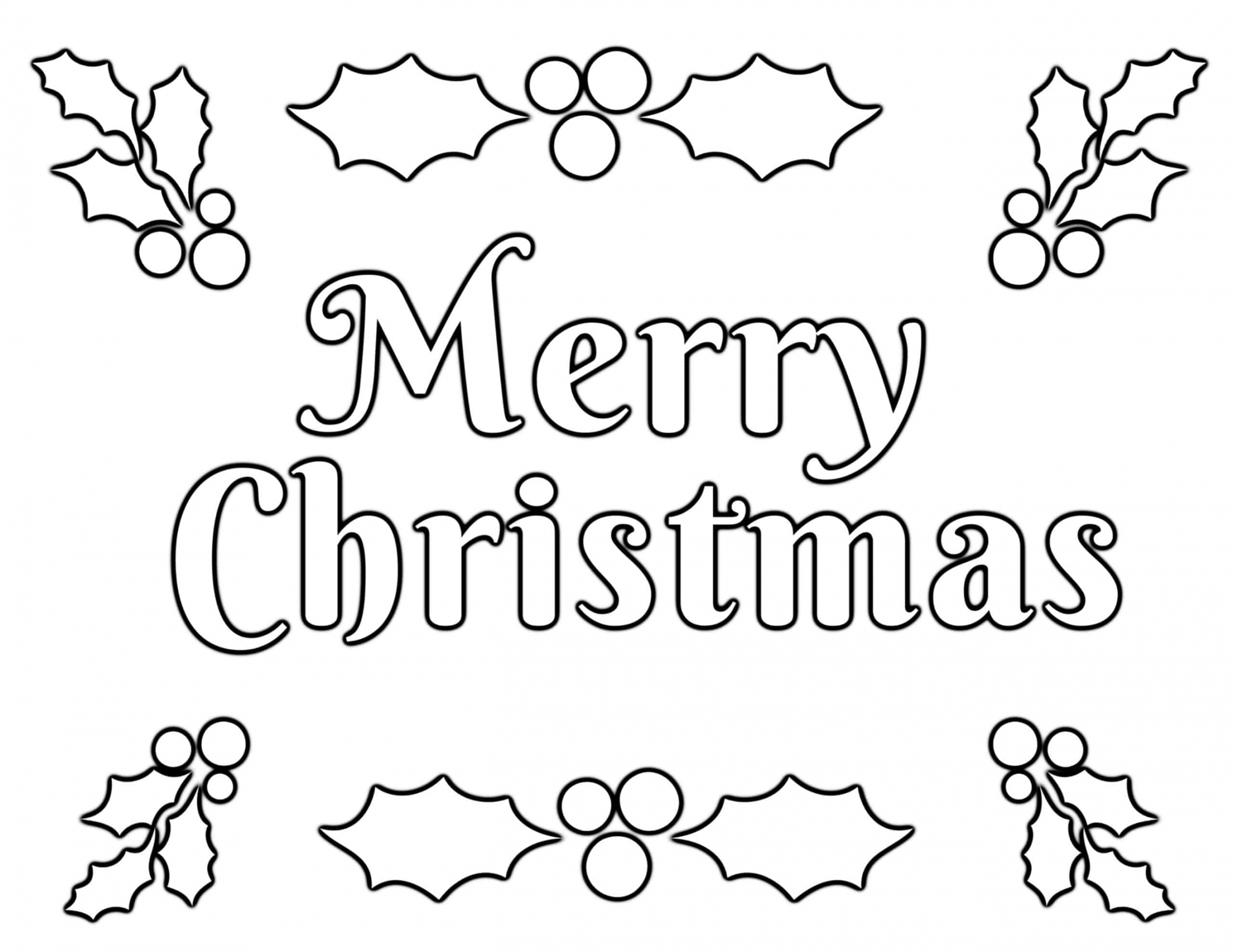 Printable Christmas Coloring Pages Free - Printable - Christmas Coloring Pages for Kids (% FREE) Easy Printable PDF