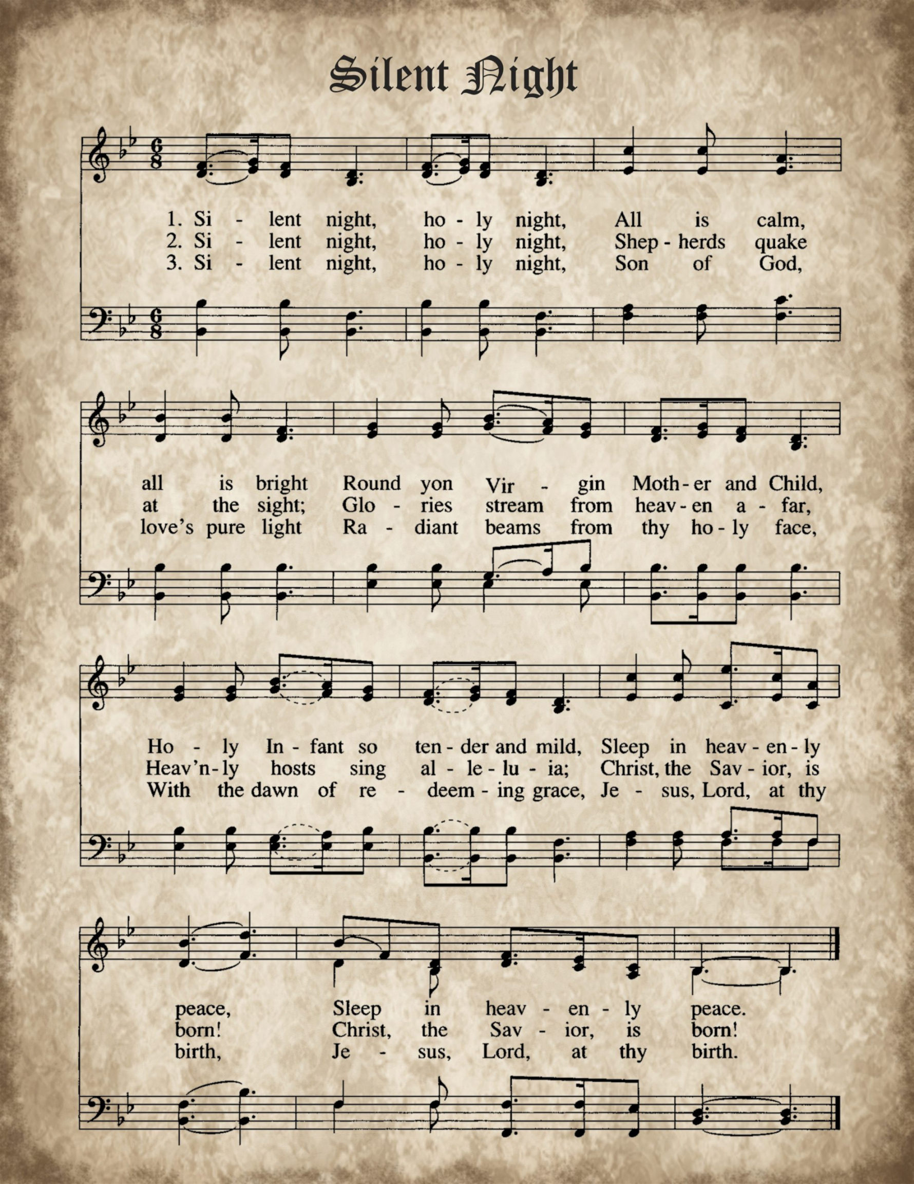 Free Printable Christmas Sheet Music - Printable - Christmas Music Pages - Loads of Free Pages! - Knick of Time