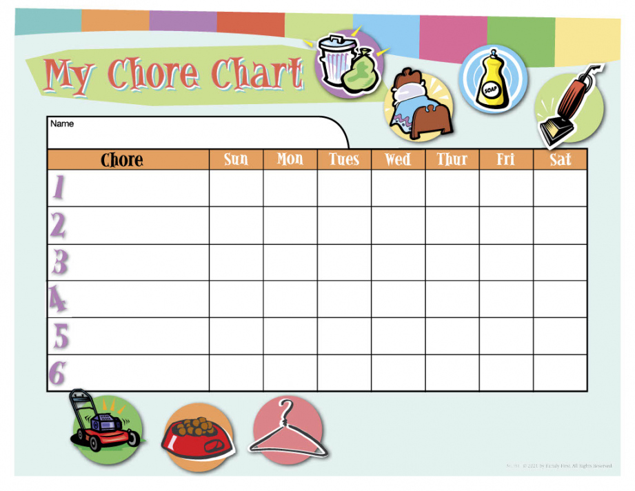 Customizable Free Printable Chore Charts - Printable - Customizable Chore Chart - iMOM
