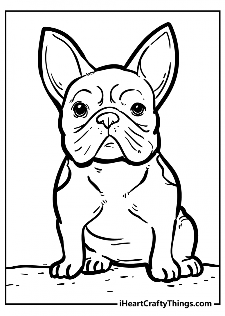 Free Printable Dog Coloring Pages - Printable - Dog Coloring Pages - Super Adorable And % Free ()