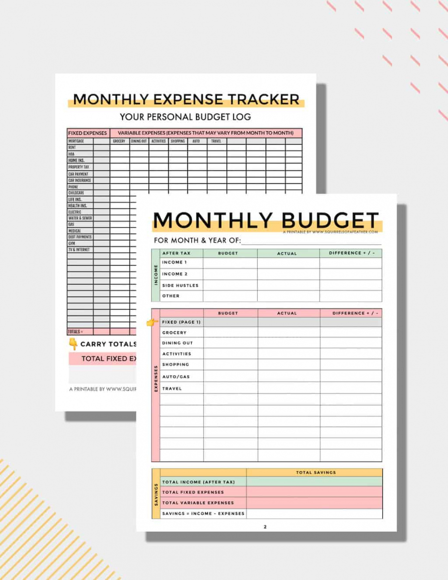 Free Printable Budget Sheet - Printable - Download This FREE Printable Budget Planner for  [PDF]