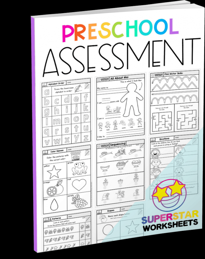 Free Printable Grade Level Assessment Test - Printable - End of the Year Assessment Packs - Superstar Worksheets