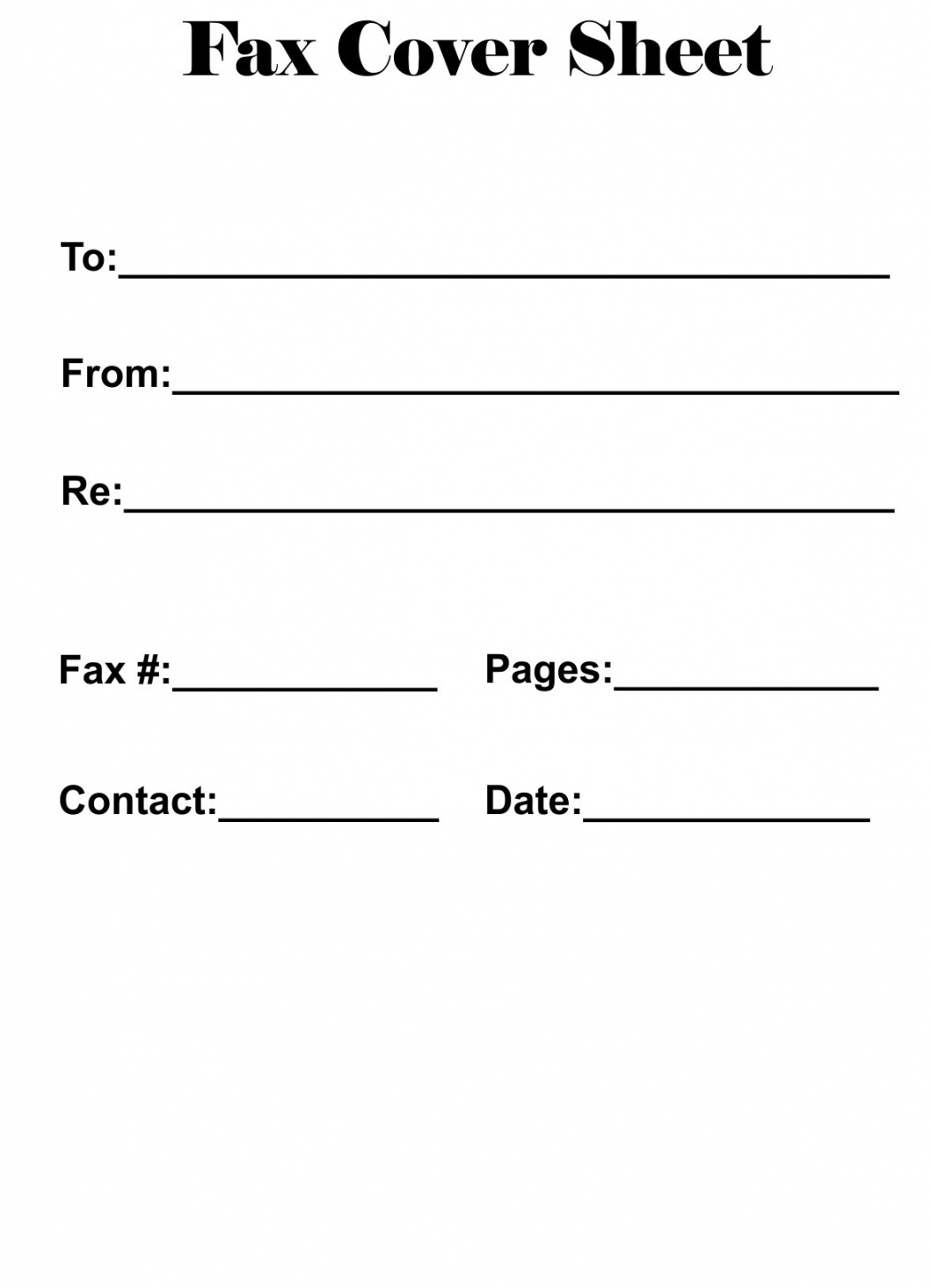 Free Printable Fax Cover Sheet - Printable - Fancy Fax Cover Sheet Template  Fax cover sheet, Cover sheet