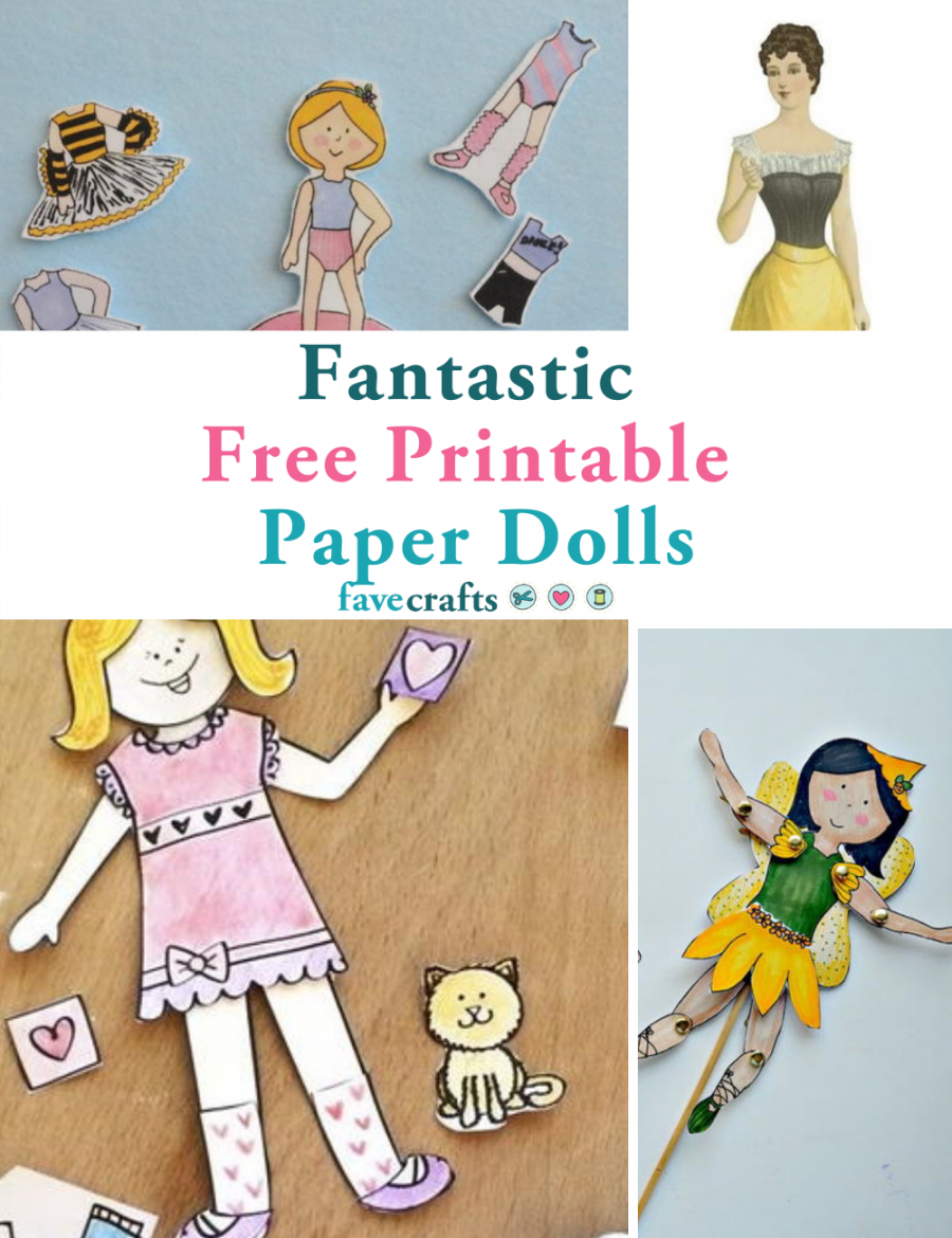 Free Printable Cut Out Paper Dolls - Printable -  Fantastic Free Printable Paper Dolls  FaveCrafts