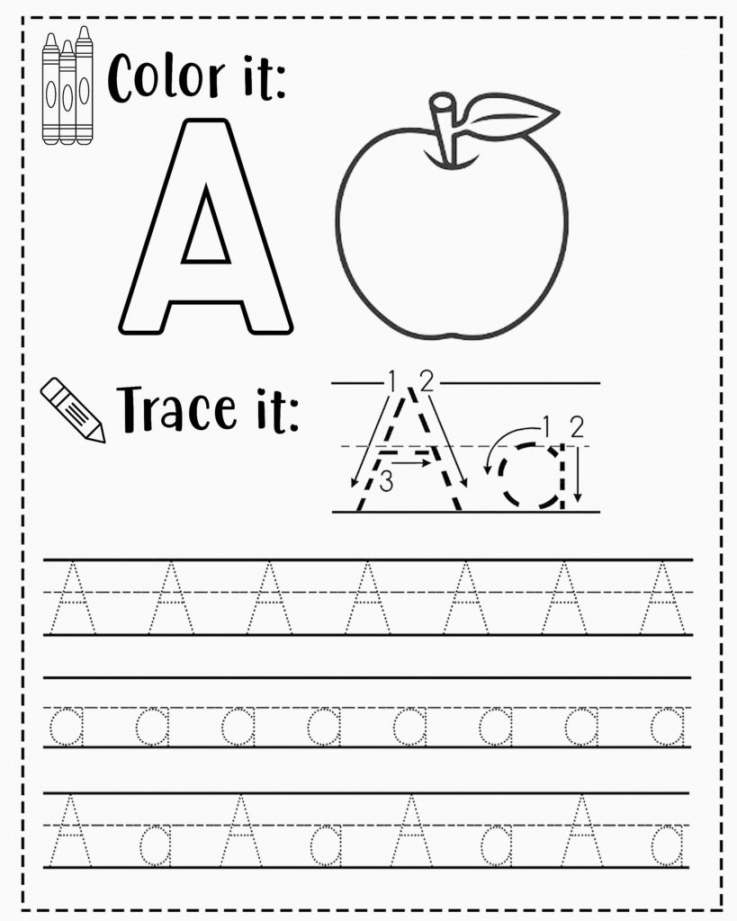 Free Letter Tracing Printable - Printable - FREE Alphabet Tracing Worksheets for Preschoolers
