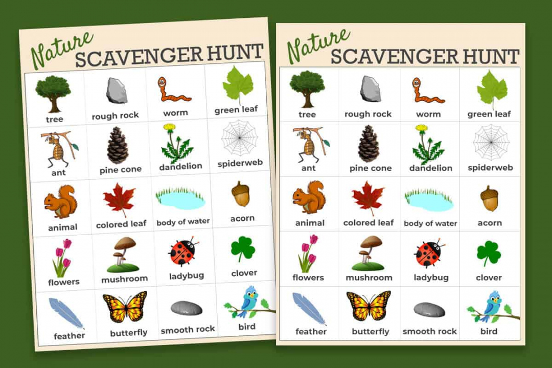 Free Nature Scavenger Hunt Printable - Printable - Free Nature Scavenger Hunt Printable  Mrs