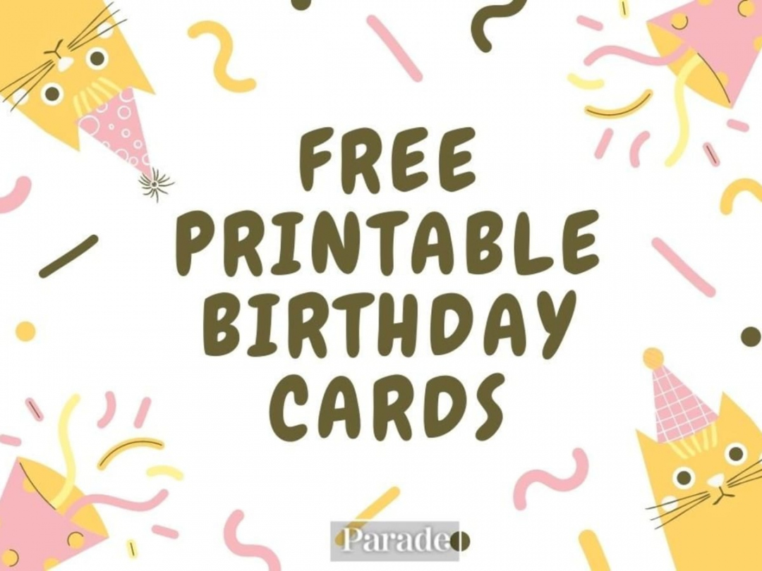Printable Birthday Card Free - Printable -  Free Printable Birthday Cards - Parade: Entertainment, Recipes