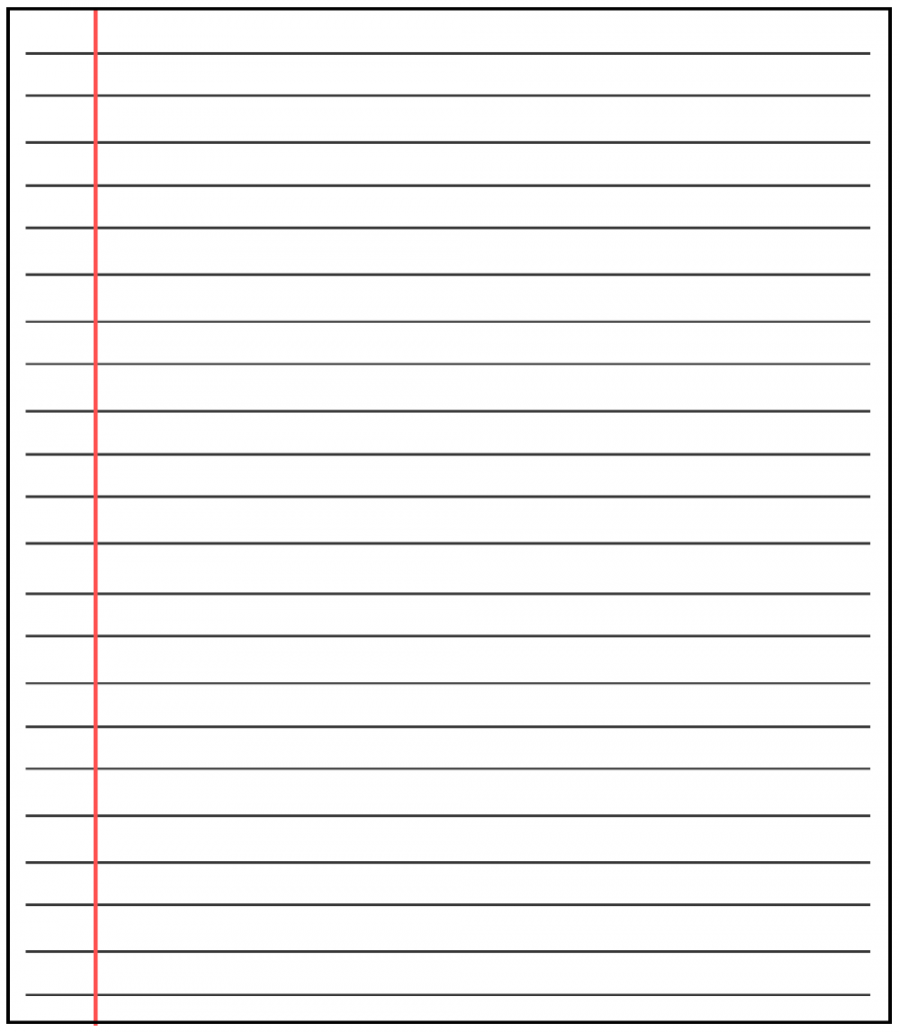 Printable Lined Paper Free - Printable - Free Printable Blank Lined Paper Template In Pdf Word How To With
