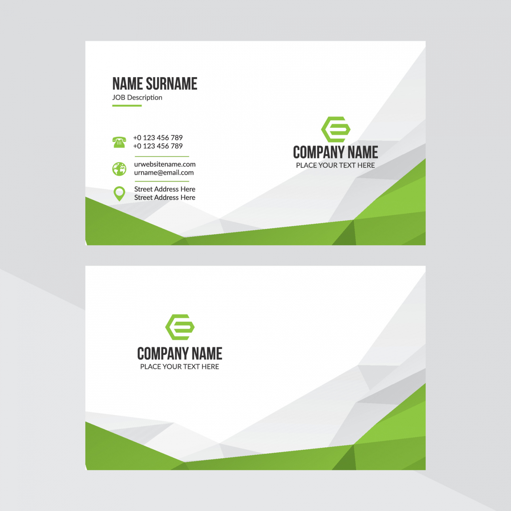 Free Printable Business Card Templates - Printable - Free printable business card template  Vector Art at Vecteezy