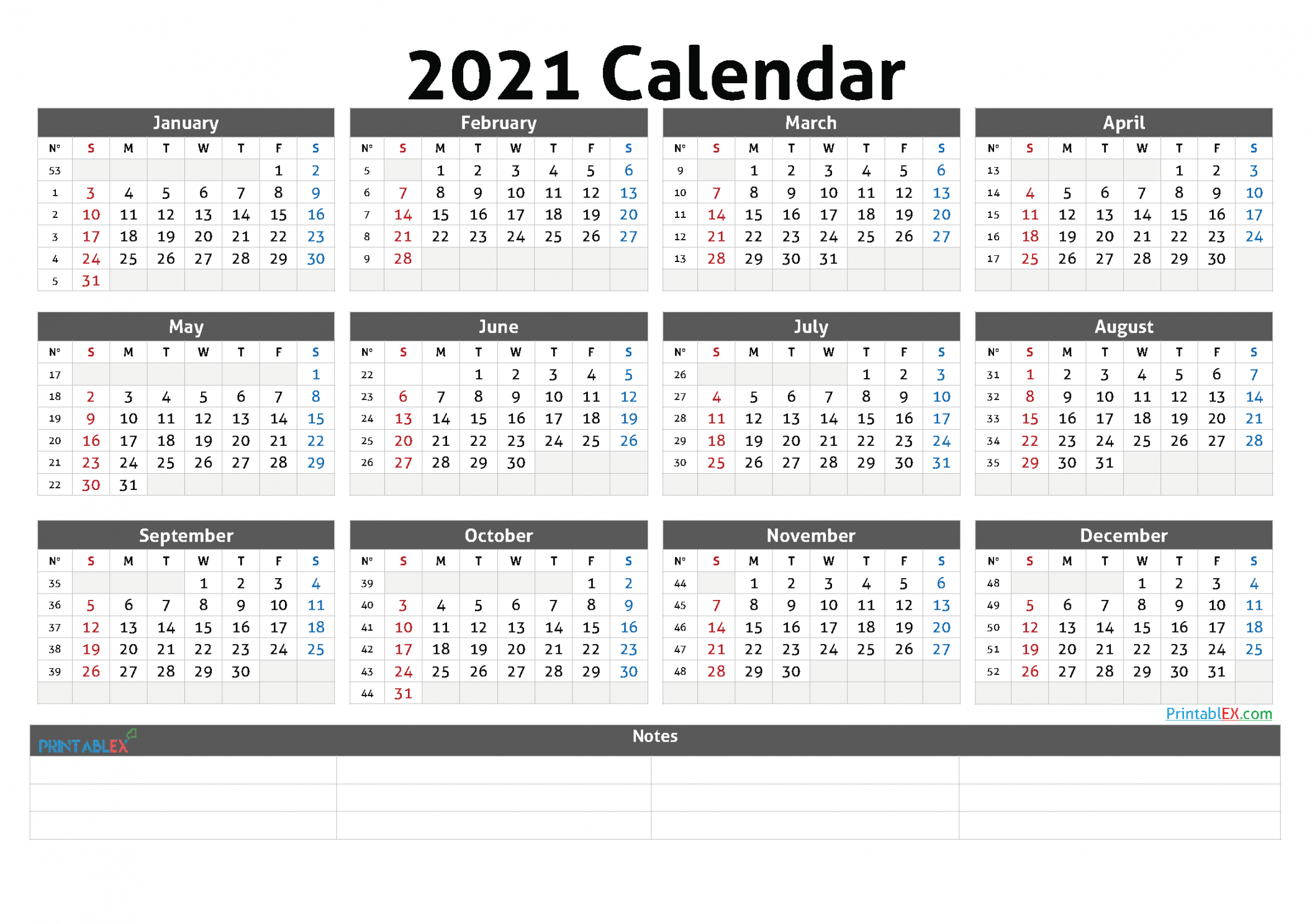 Free Printable Yearly Calendar - Printable - Free Printable  Calendar By Year - ytw