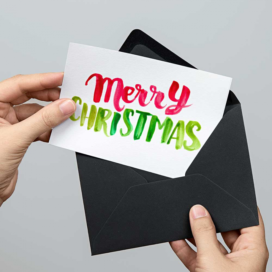 Free Printable Christmas Card - Printable -  Free Printable Christmas Cards - Smiling Colors