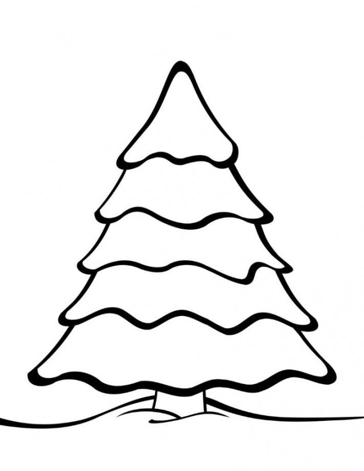 Free Printable Christmas Tree - Printable - Free Printable Christmas Tree Templates  Christmas tree coloring