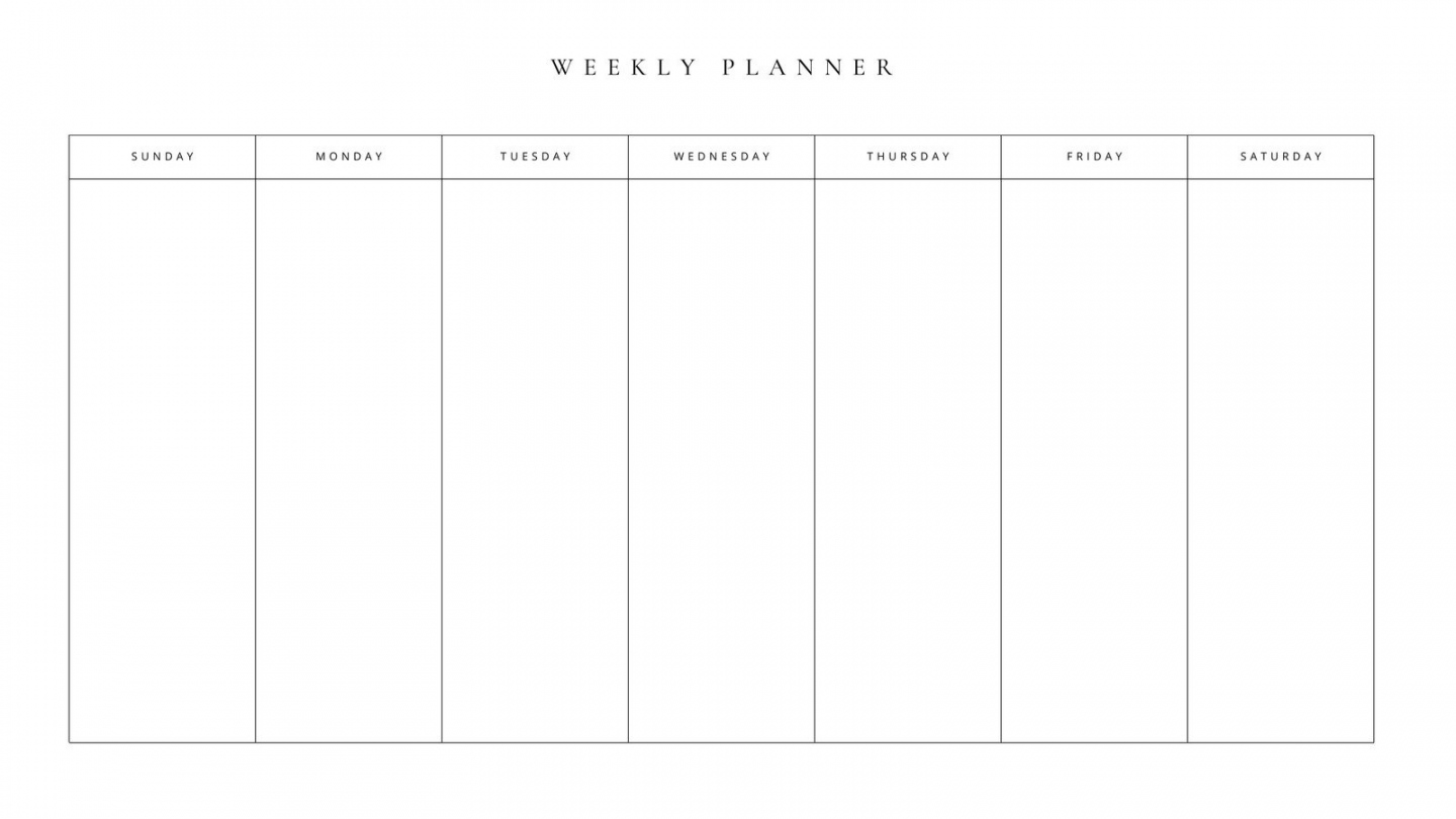 Free Printable Weekly Calendar - Printable - Free, printable, customizable weekly calendar templates  Canva