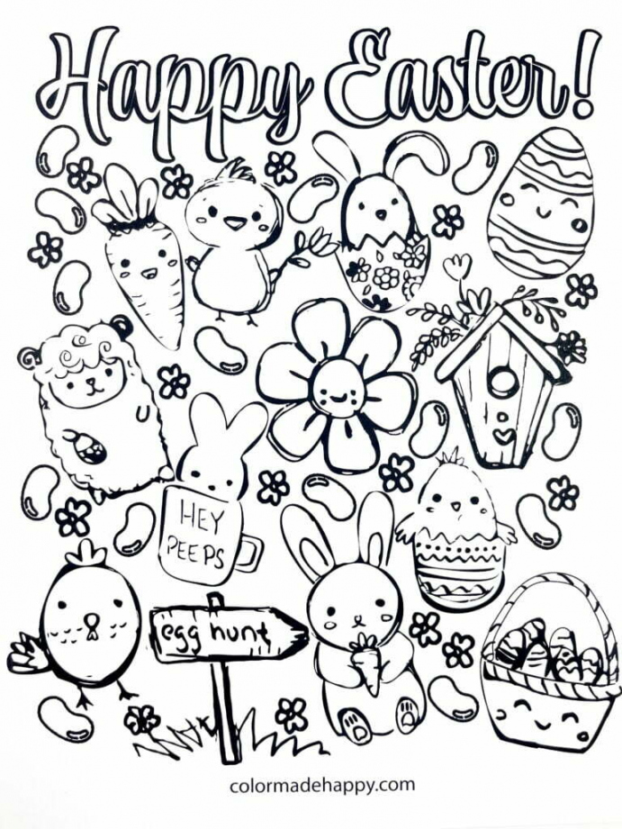 Free Easter Coloring Pages Printable - Printable - Free Printable Easter Coloring Pages