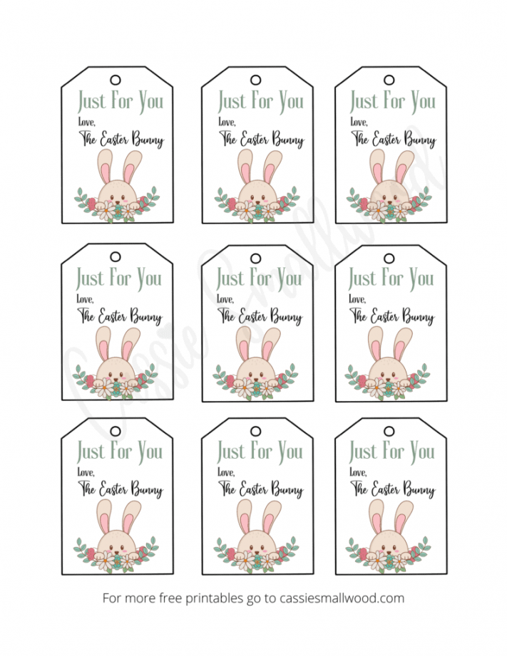 Easter Tags Printable Free - Printable - Free Printable Easter Tags  Unique Designs - Cassie Smallwood