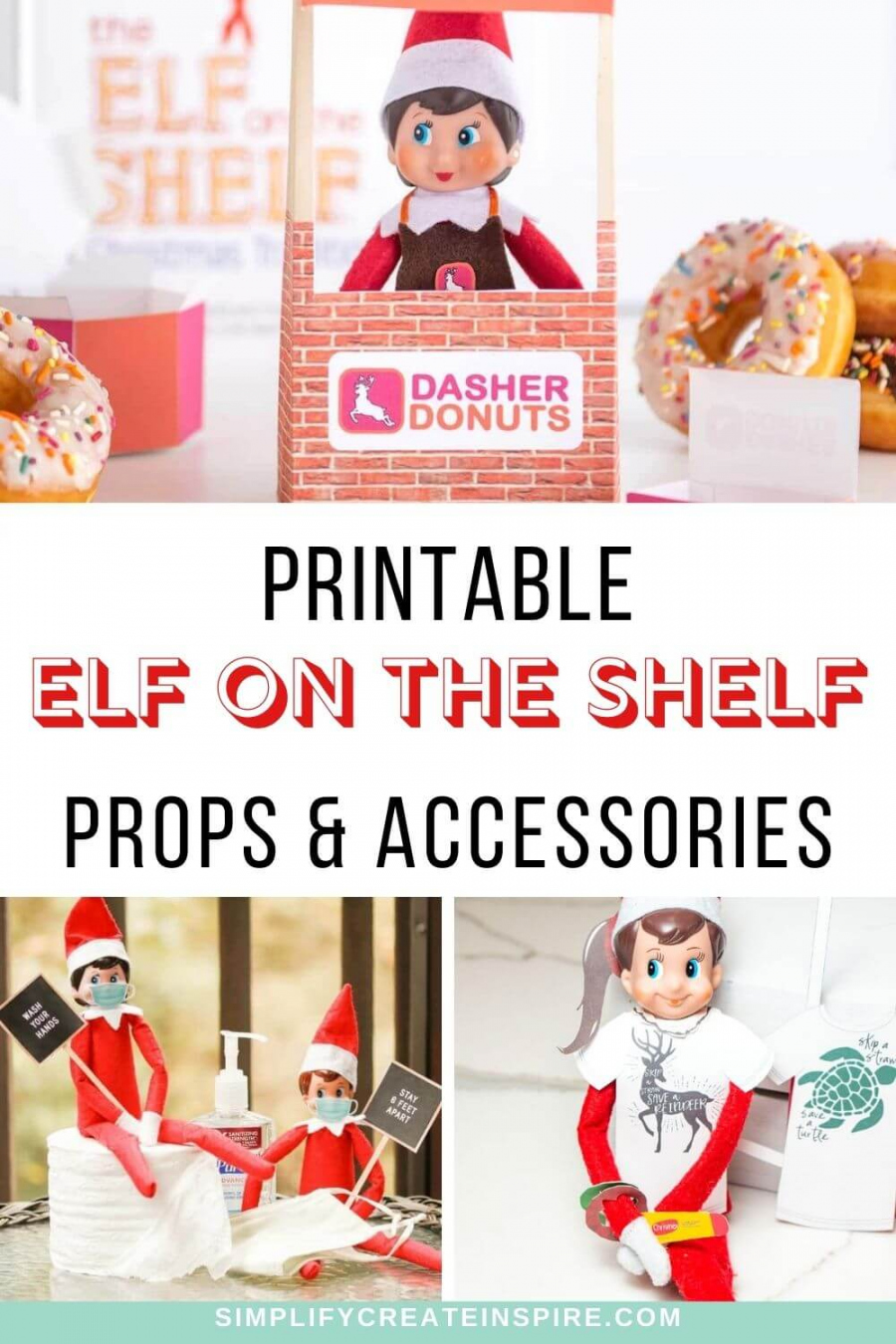 Elf On The Shelf Free Printable - Printable -  Free Printable Elf On The Shelf Props & Accessories  Simplify