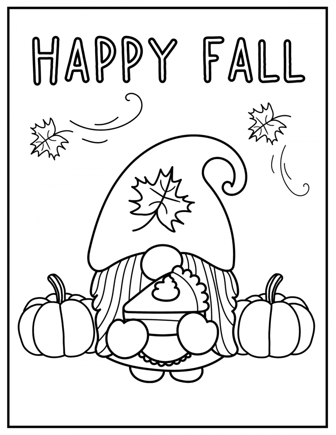 Free Fall Printable Coloring Pages - Printable -  Free Printable Fall Coloring Pages - Prudent Penny Pincher