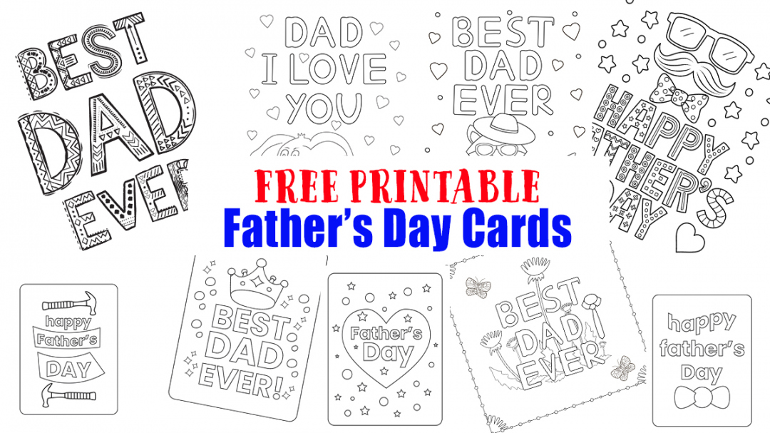Free Printable Fathers Day Cards To Color - Printable - Free Printable Father
