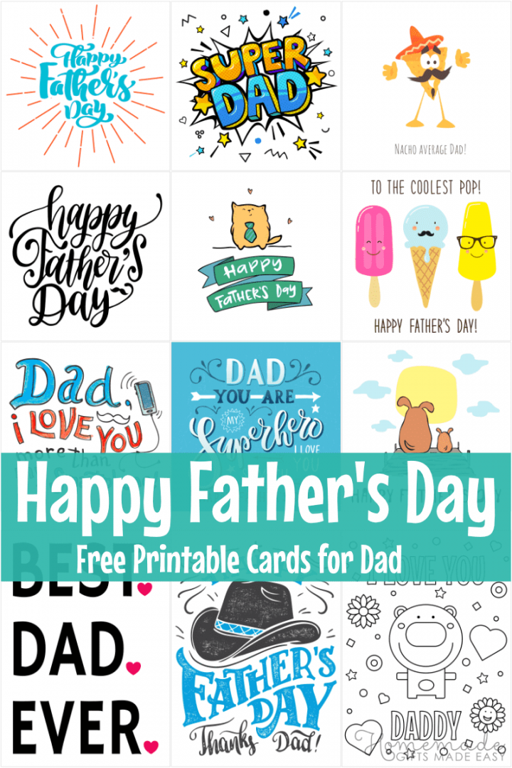 Free Printable Fathers Day Cards - Printable - Free Printable Father