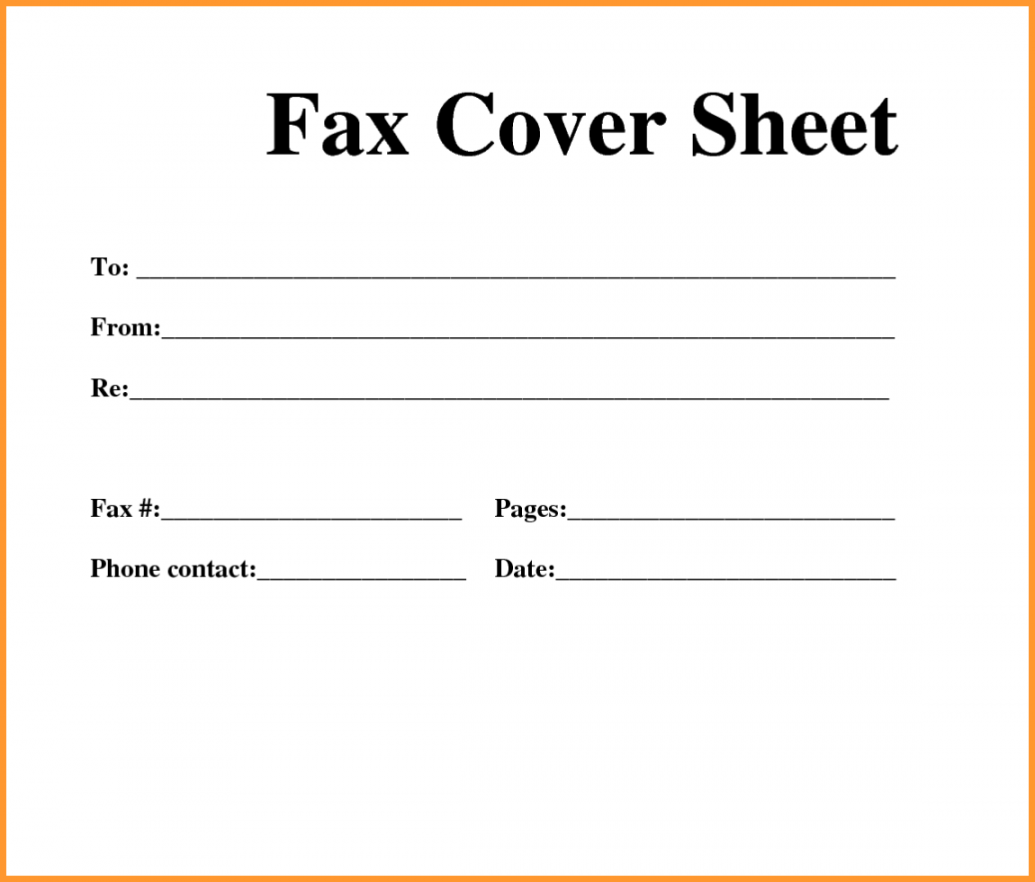 Printable Fax Cover Sheet Free - Printable - Free Printable Fax Cover Page Template