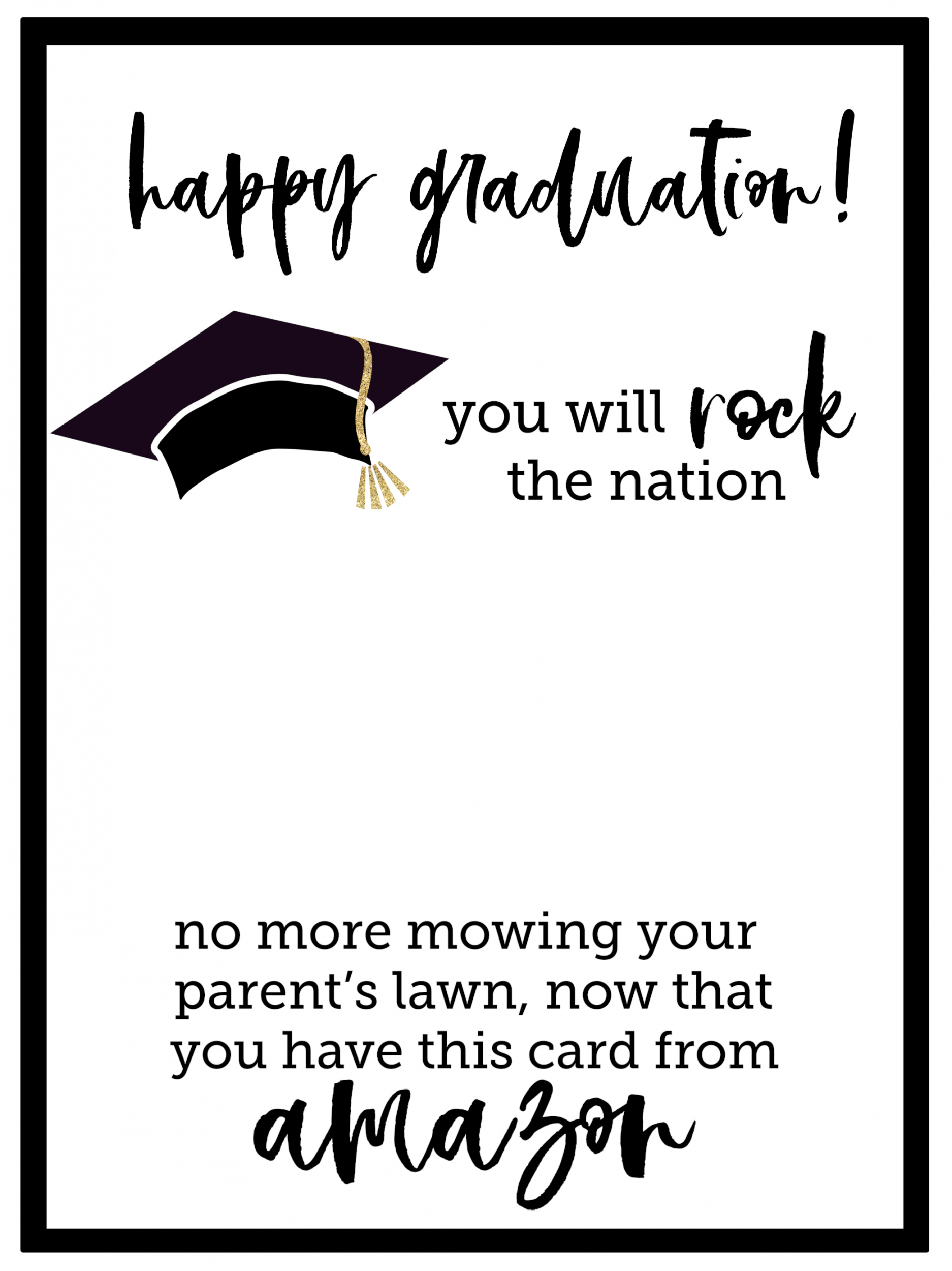Free Printable Graduation Cards - Printable - Free Printable Graduation Card - Paper Trail Design