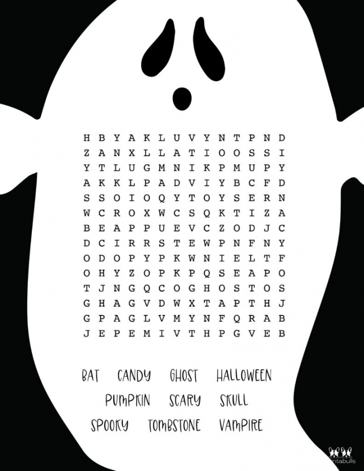 Free Printable Halloween Word Searches - Printable - Free Printable Halloween Word Searches  Printabulls