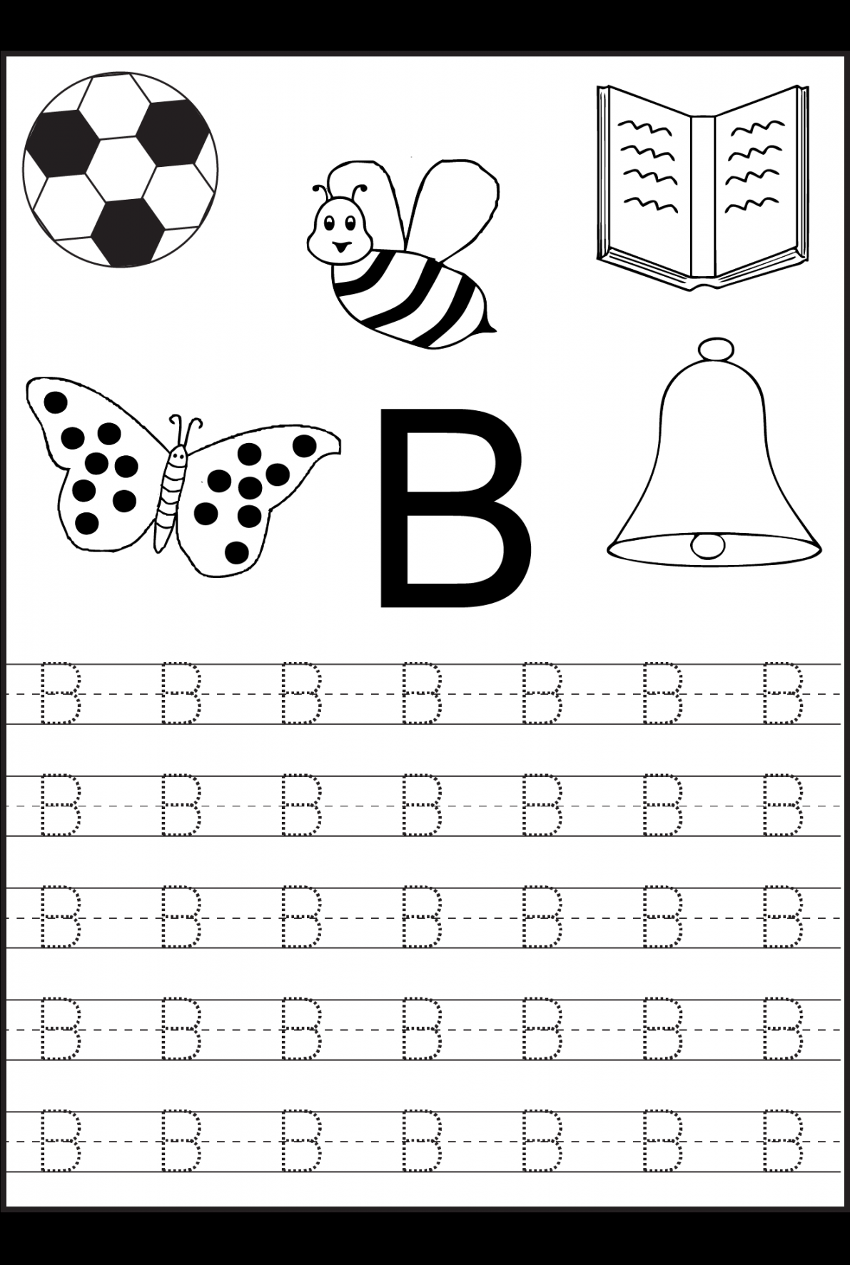 Free Printable Preschool Worksheets Tracing Letters - Printable - Free Printable Letter Tracing Worksheets For Kindergarten –