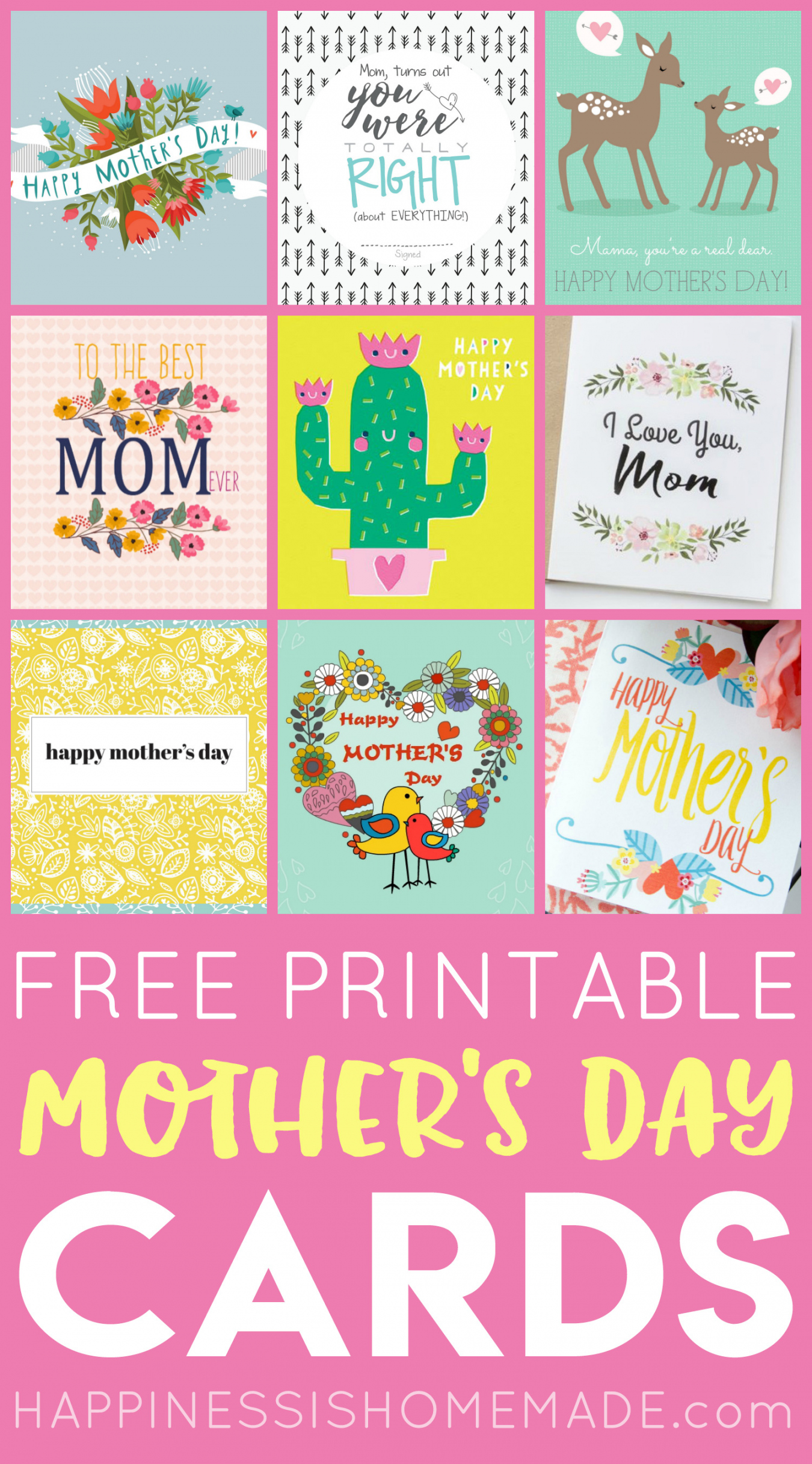 Free Printables Mothers Day - Printable - Free Printable Mother