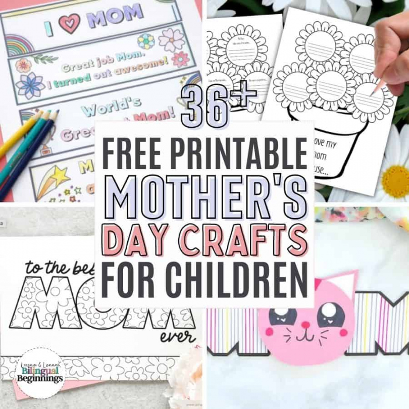 Free Printable Mothers Day Crafts - Printable - + Free Printable Mother