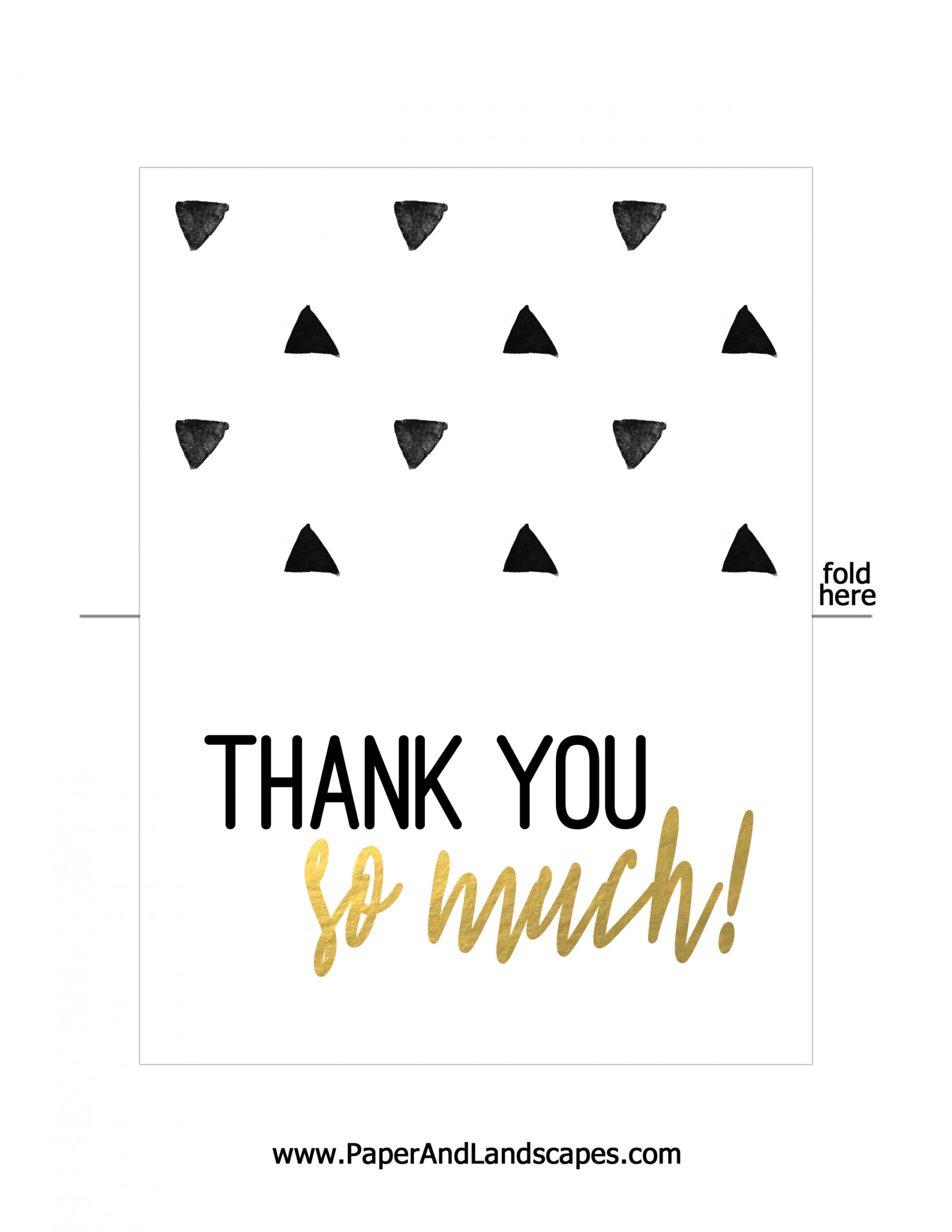 Free Thank You Cards Printable - Printable - Free Printable THANK YOU CARDS •