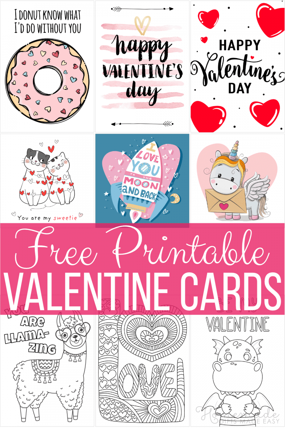 Printable Cards For Free - Printable -  Free Printable Valentine Cards for