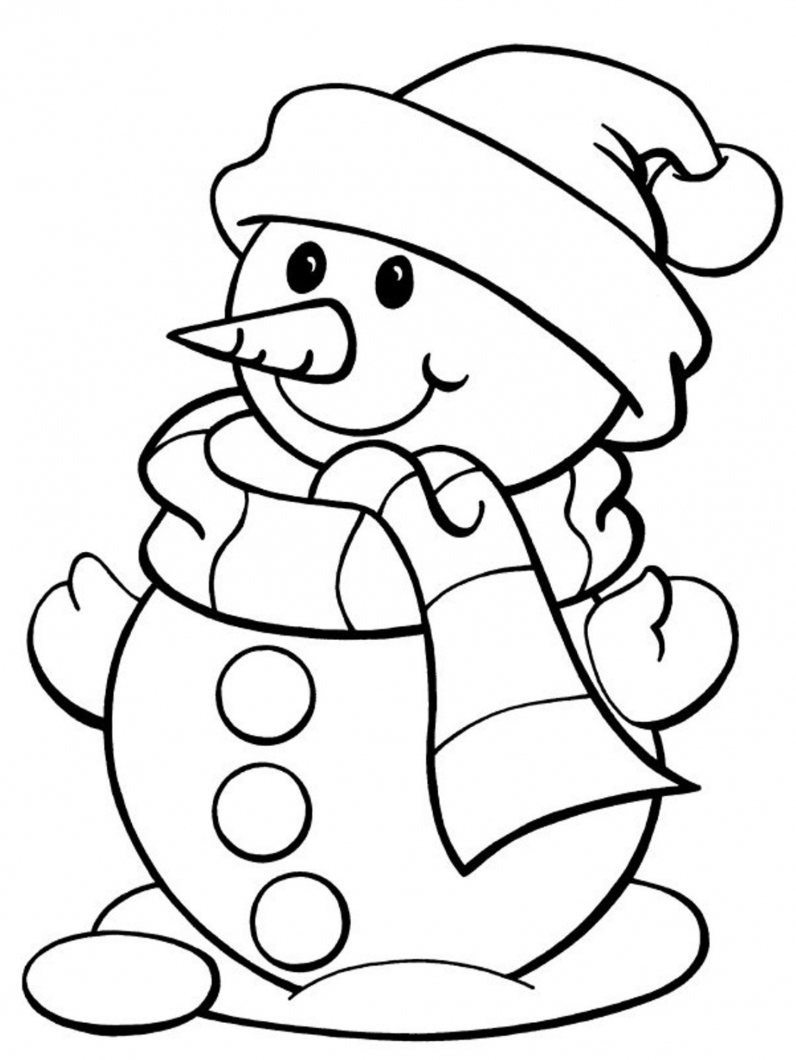 Free Printable Winter Coloring Pages - Printable - Free Printable Winter Coloring Pages For Kids