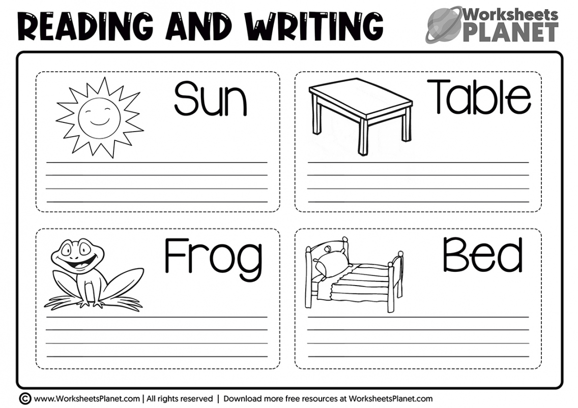 Free Printable Worksheets For Kindergarten - Printable - Free Printable Worksheets For Kindergarten