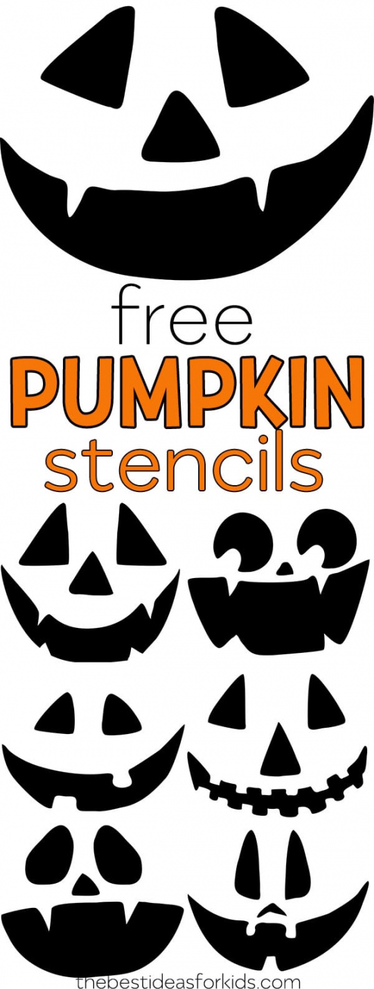 Free Pumpkin Stencil Printable - Printable - Free Pumpkin Carving Stencils - The Best Ideas for Kids