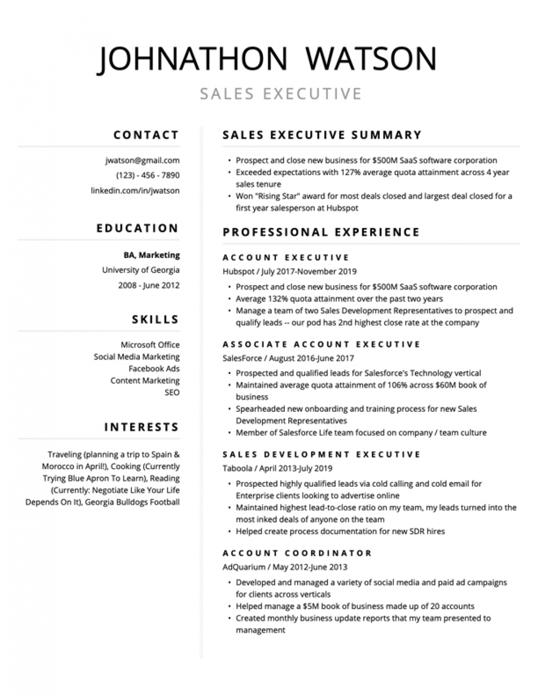 Free Printable Resume Templates - Printable - Free Resume Templates For  (Edit & Download)  ResyBuild