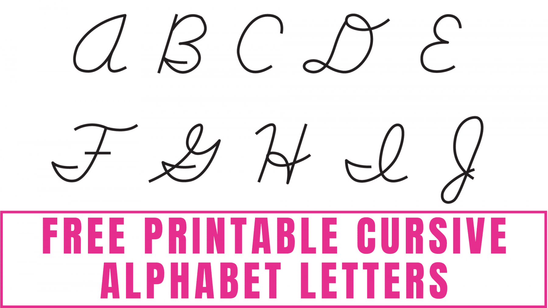 Free Printable Cursive Alphabet - Printable - Free Royal Fancy Cursive Letters Practice Sheets - Freebie Finding Mom