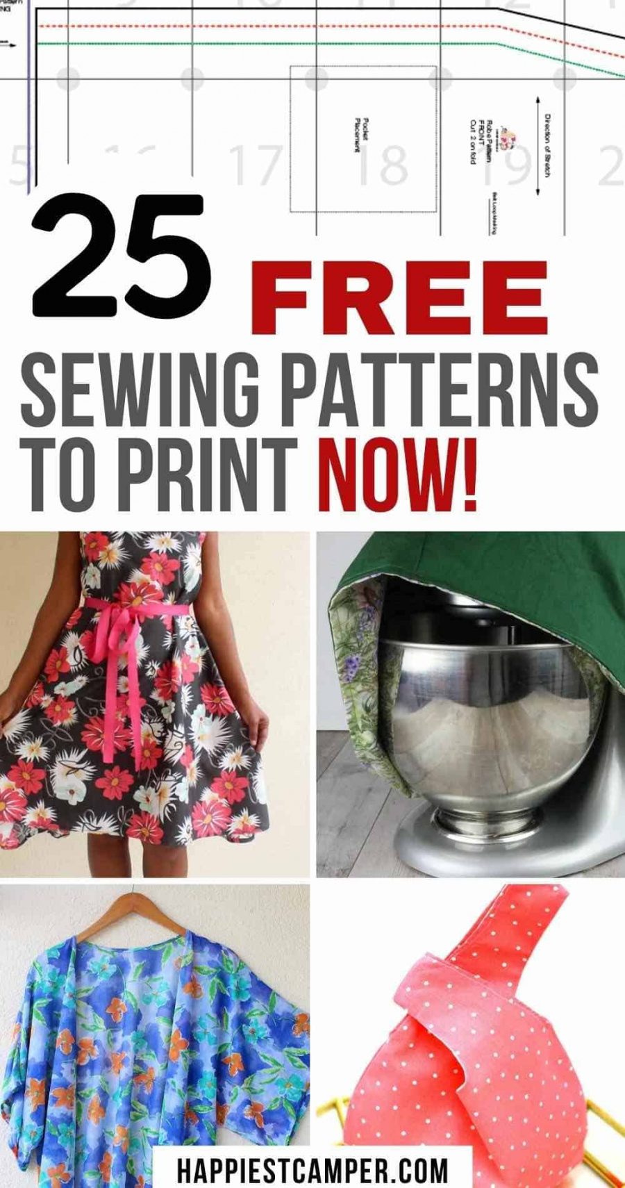 Free Printable Sewing Patterns - Printable - + Free Sewing Patterns You Can Download Now!