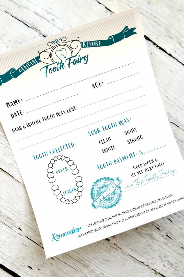 Free Printable Tooth Fairy - Printable - FREE) Tooth Fairy Certificate - Printable! - MomDot
