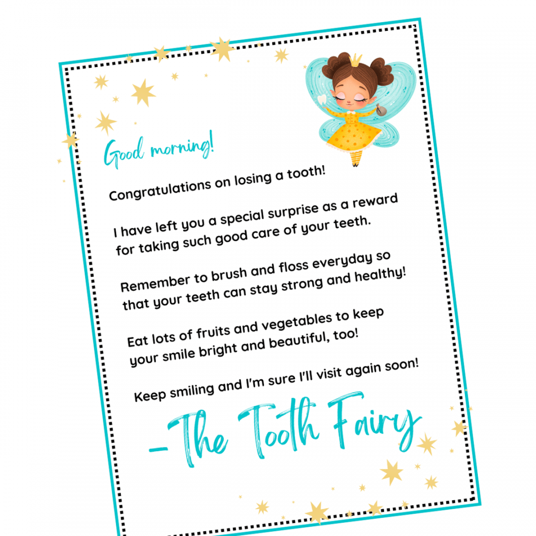 Free Printable Tooth Fairy Letter - Printable - Free Tooth Fairy Letter Printable Your Kid Will Love