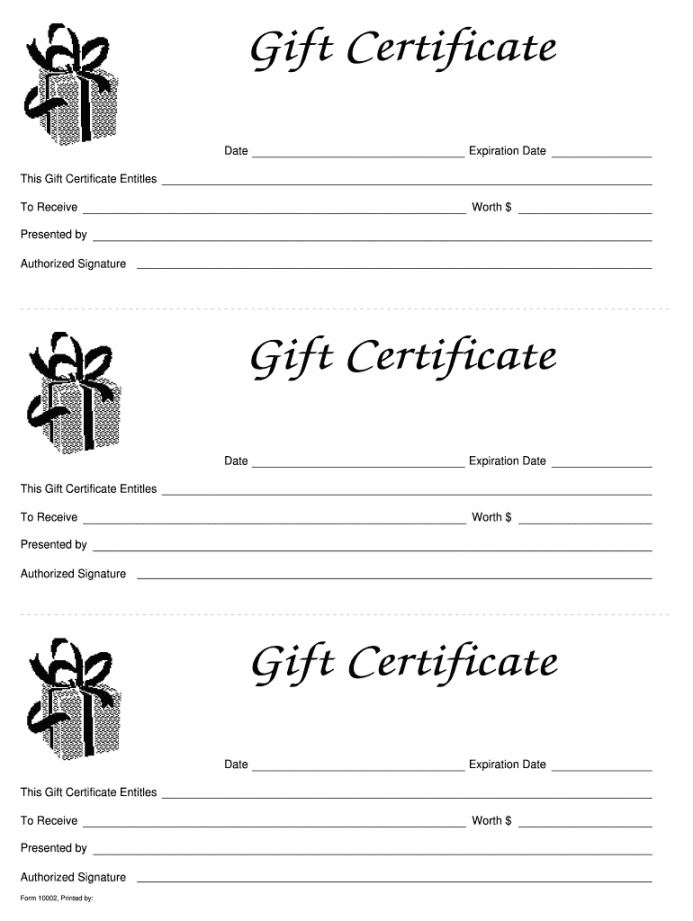 Gift Certificates Free Printable - Printable - Gift certificate templates printable: Fill out & sign online  DocHub