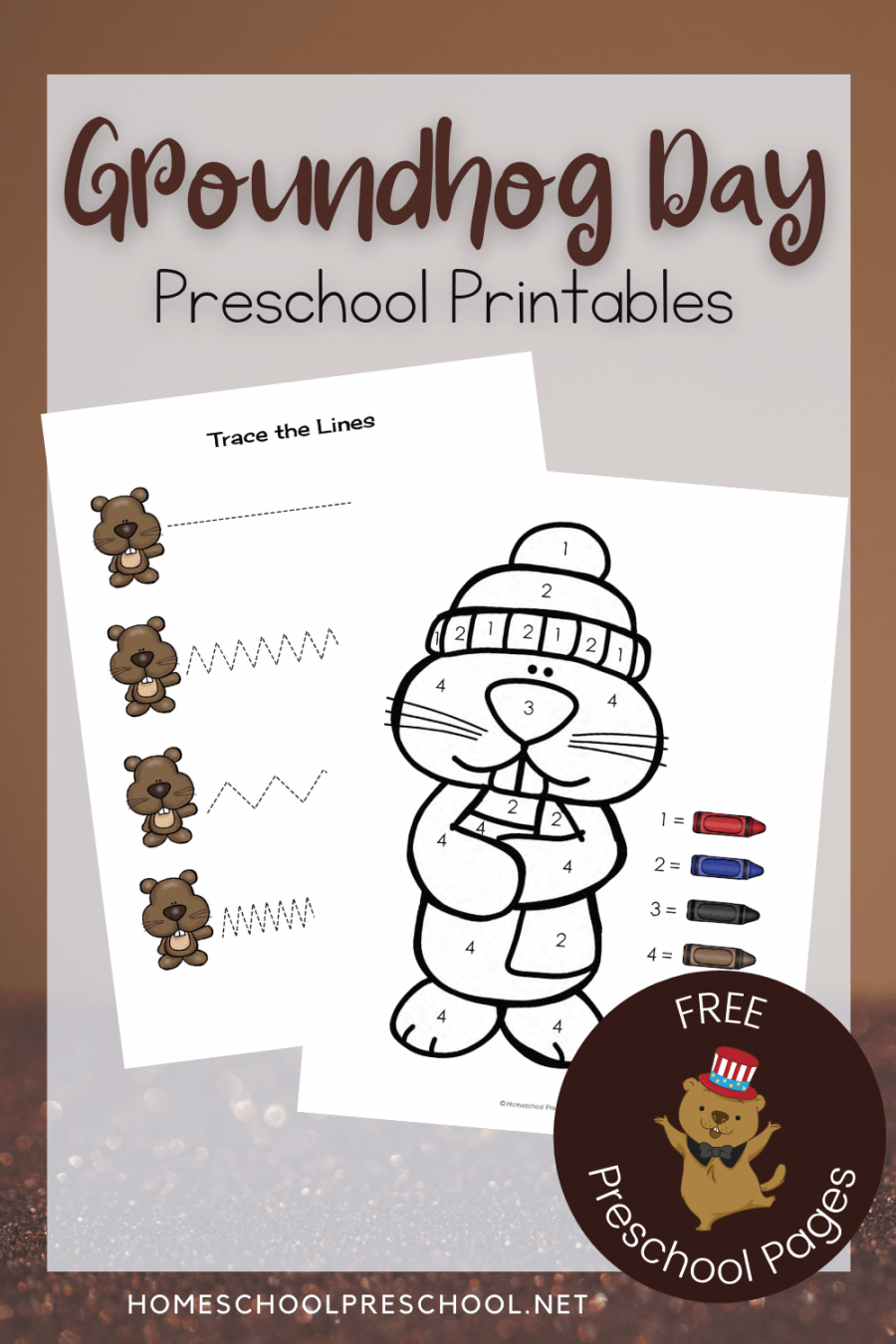 Free Groundhog Day Printables - Printable - Groundhog Day Printable Activities for Preschoolers